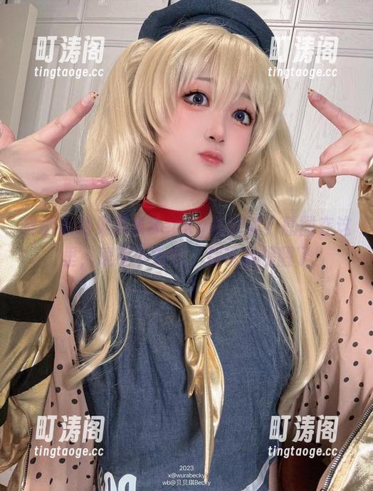 谁能拒绝贝贝琪Becky的红裙？原图在这里，速度下载吧，别说我提醒了